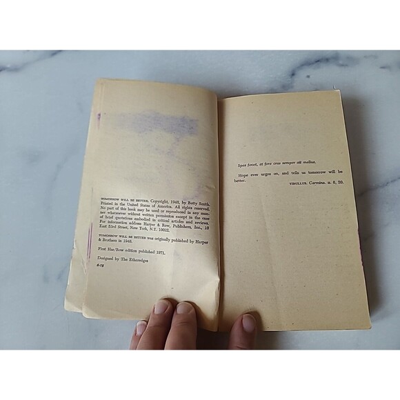 Tomorrow Will Be Better By Betty Smith Paperback - Picture 4 of 10